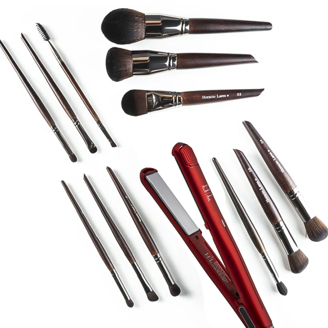 Combo: Plancha y set de brochas