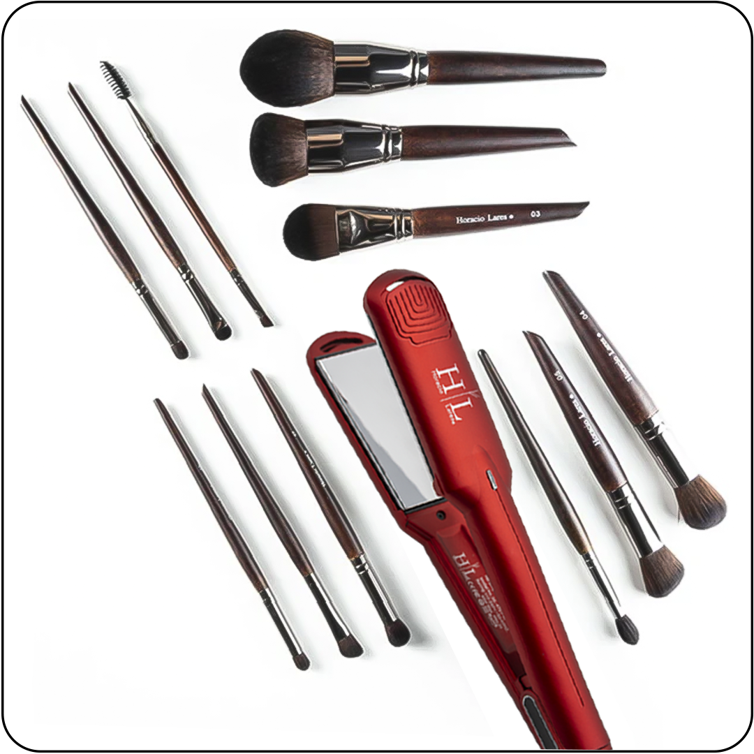 Combo: Plancha y set de brochas